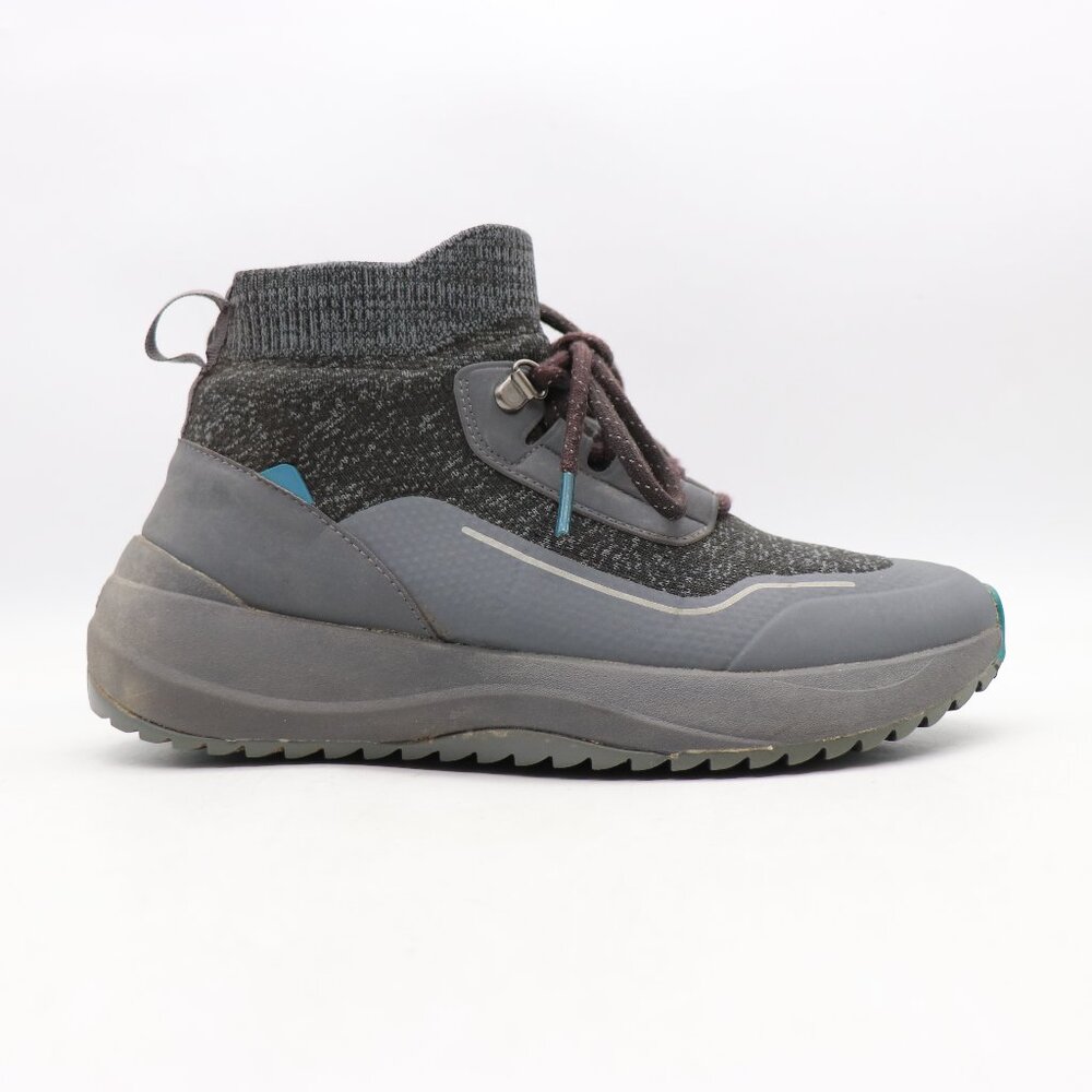 Vessi Stormburst High Top Women's 8 Waterproof Black Gray Shoes Sneakers Hiking